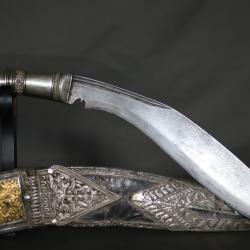 Couteau kukuri (kukri) de prestige dit kotimora - Népal, 19ème siècle