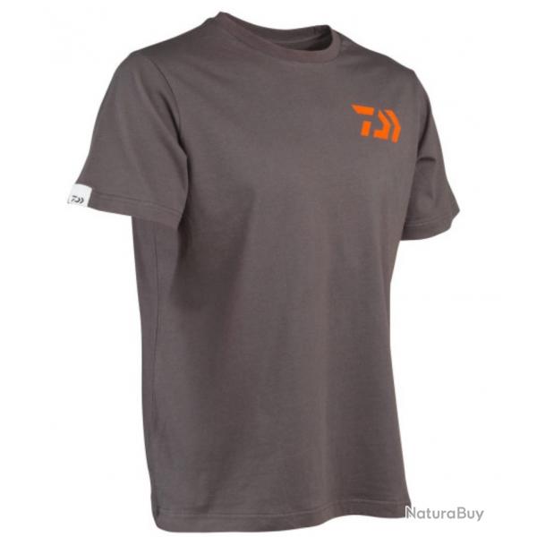 Daiwa Tee Shirt Gris Orange Taille M