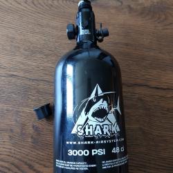 Bouteille paintball 3000psi 0,8L shark