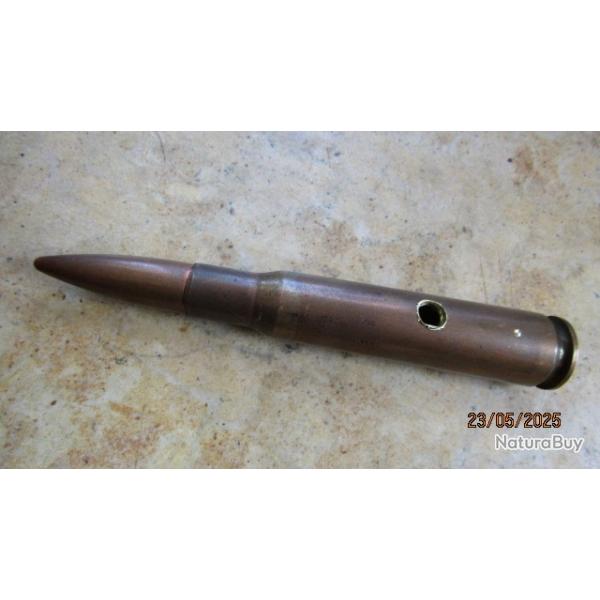 munitions mitrailleuse 12.7 arme Franaise1968  neutralises perces percutes