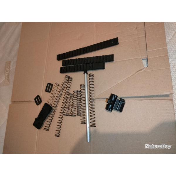 Lot accesoires ressort sangle mire