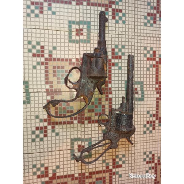 Lot revolver ww1 Le faucheux et Reich revolver pas de rserve