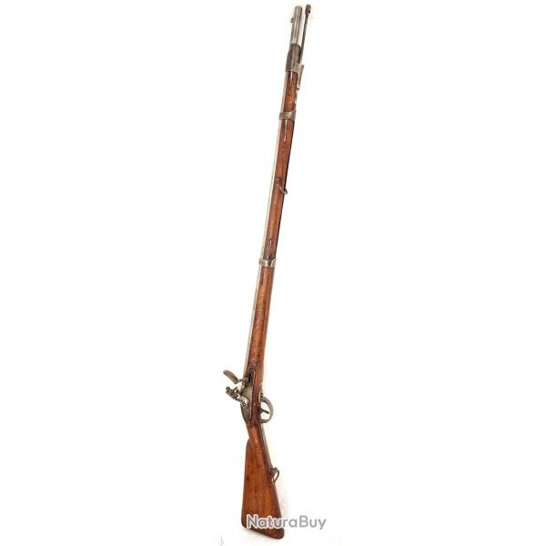 FUSIL A SILEX D'INFANTERIE LORENZ MODELE 1842 - AUTRICHE XIX Trs bon  XIX eme Categorie D