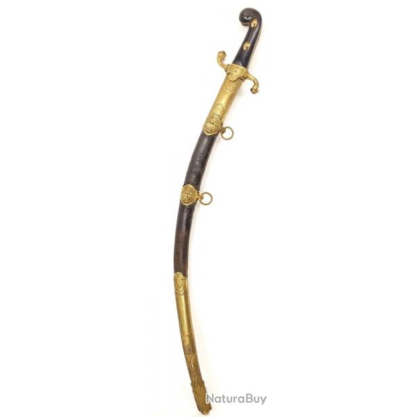 SABRE D'OFFICIER DE CAVALERIE A LA MAMELOUK - FRANCE PREMIER EMPIRE Collection France Trs bon  XIX 