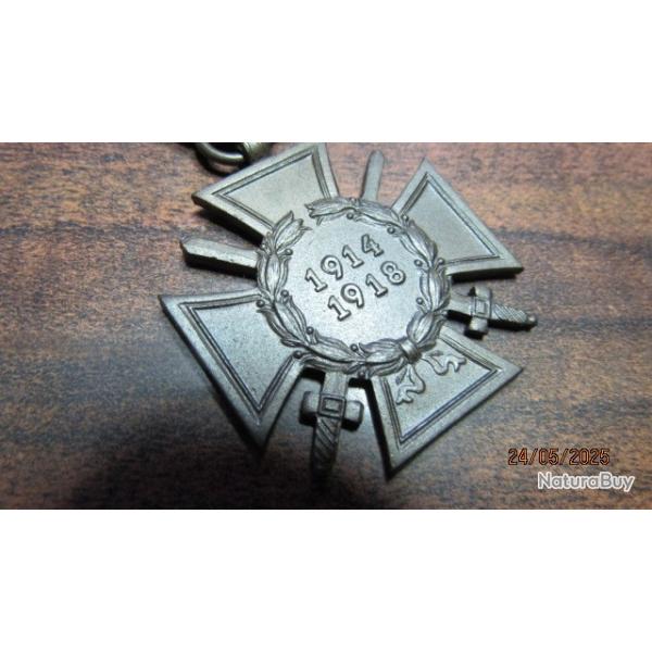 mdaille Prusse commmorative guerre 1814 1918 Allemagne Franco Prussienne