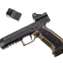 Pistolet Laugo Arms Alien performance 9x19 red dot fileté full kit complet