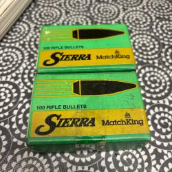 Ogive sierra 22 CAL 224DIA 69GR HPBT-MATCH 7"-10" twist bols only 1380