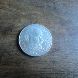 piece monnaie 100 francs argent émile zola germinal  / 1985
