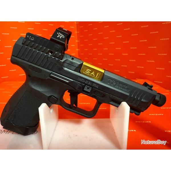 Pistolet CANIK TP9 ELITE COMBAT EXECUTIVE 9X19  + POINT ROUGE MECANIK