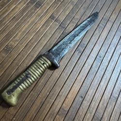 COUTEAU COMBAT POIGNARD TRANCHÉE SUR BAÏONNETTE CHASSEPOT 1866