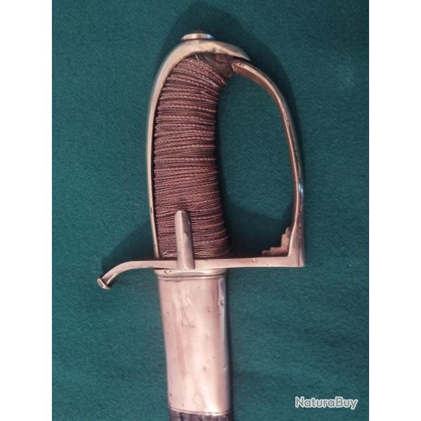 Sabre Franais  dOfficier de Infanterie Consulat