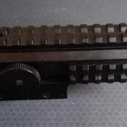 Rail PICATINNY REHAUSSEUR INCLINABLE FIRST STRIKE - TIBERIUS