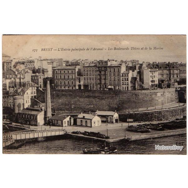 CPA - Marine Militaire - BREST - L'Entre principale de l'Arsenal N1397