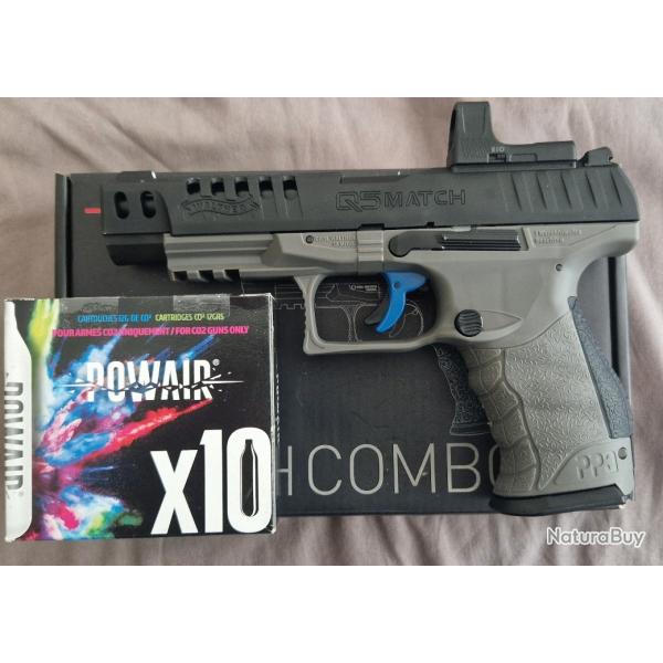 Walther PPQ Q5 Match Combo 5" CO2 4.5mm