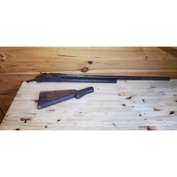 Winchester 1893 incomplete /  completer CAT D Calibre 12