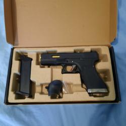 WE TECH G17 CUSTOM Frame noire canon externe or