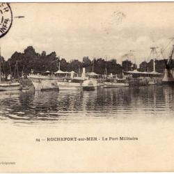 CPA - Marine Militaire - ROCHEFORT -sur-MER - Le Port Militaire N°1391