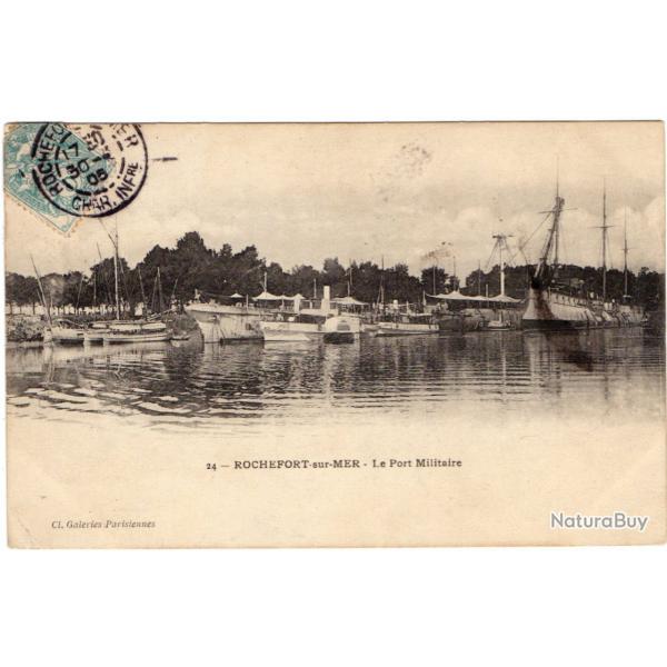 CPA - Marine Militaire - ROCHEFORT -sur-MER - Le Port Militaire N1391