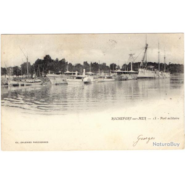 CPA - Marine Militaire - ROCHEFORT -sur-MER - Le Port Militaire N1390