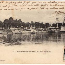 CPA - Marine Militaire - ROCHEFORT -sur-MER - Le Port Militaire N°1389