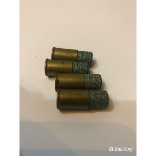 4 anciennes cartouches Calibre 380  petits plombs