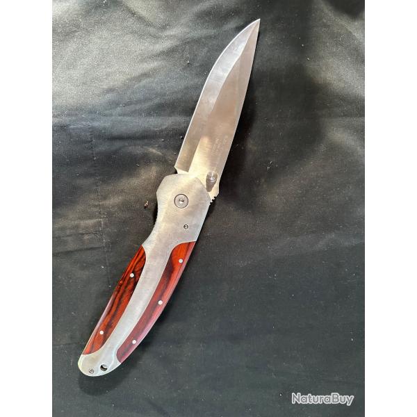 Couteau gant manche en bois