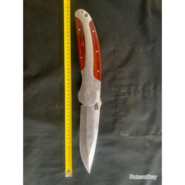 Couteau gant manche en bois