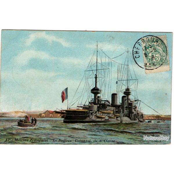 CPA -  MARINE FRANAISE - LE SUFFREN - CUIRASSE DE 1er CLASSE N1406