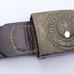 Boucle heer acier datée 1942