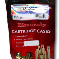 DOUILLE HORNADY 45 COLT NON AMORCEES X100 8780