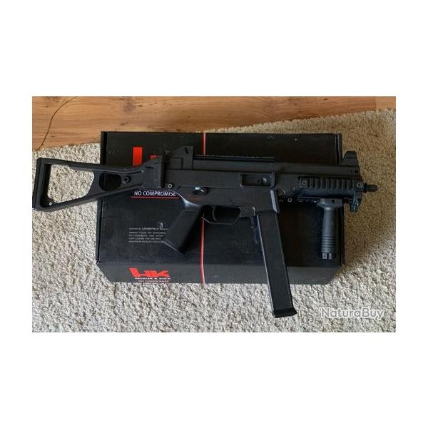 replique airsoft hk ump 45 umarex sous license avec avec batterie+chargeur+chargeurbatteries