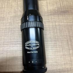 Lunette battue schmidt&bender avec montage amovible pour blaser.