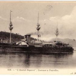 CPA - Marine Militaire - "L'Amiral Duperre " Cuirasse a Tourelles N°1353