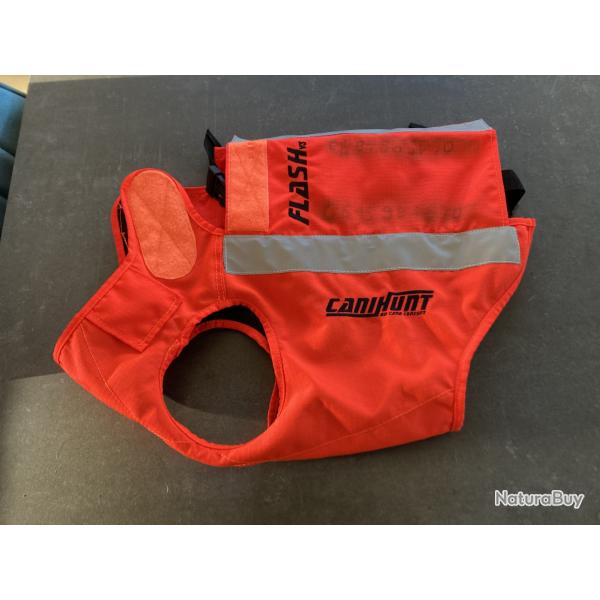 Gilet de signalisation chien CANIHUNT FLASH V3