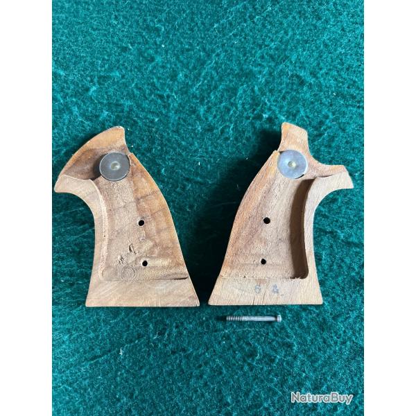 Plaquettes bois Smith et Wesson