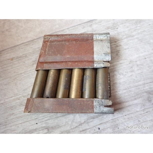 lame chargeur pour Rubin Schmidt + 6 munitions neutralises 7,5 suisse