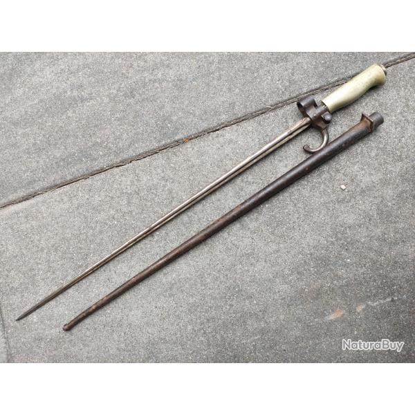 Baonnette de fusil Lebel 86 93 en bon tat jus de grenier