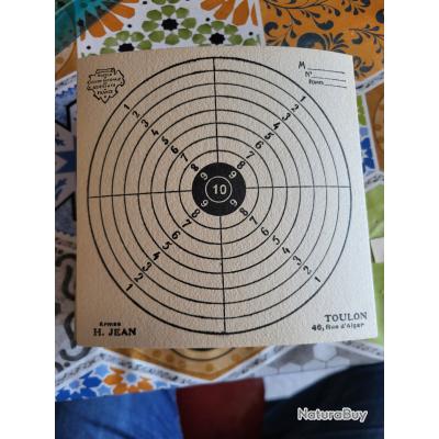 250 Cibles Tir Precision 25/50m - Pour Entraînement Pistolet Ou Carabine