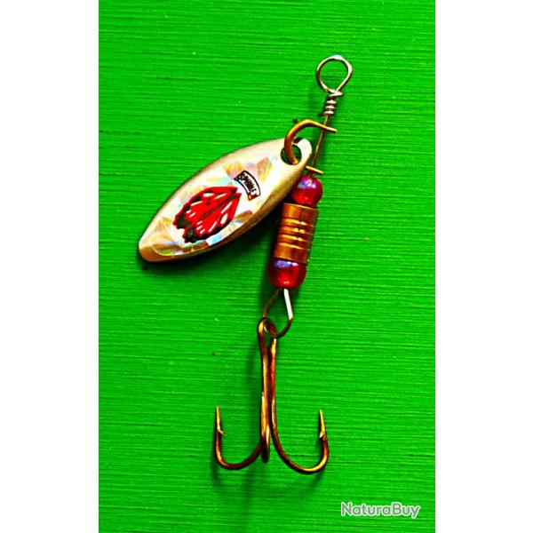 Cuiller tournante pour tuites, perches et autres carnassiers - 2.20 gr - CT-M4