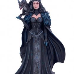 Statuette Fée Gothique Power  de 35 cm