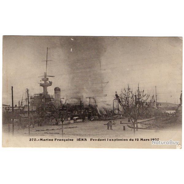 CPA - Marine Franaise IENA Pendant l'explosion du 12 Mars 1907 -N867