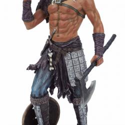 Statue Vikings Haches  de 35.5 cm