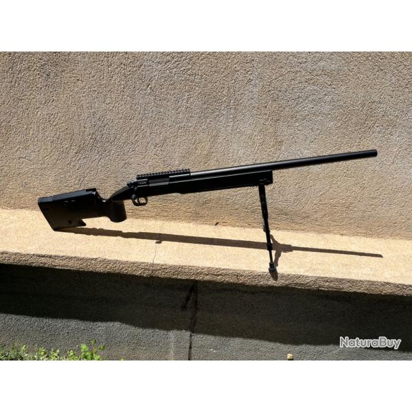 Rplique Sniper Airsoft Type M40A5 Full Metal avec Bipied