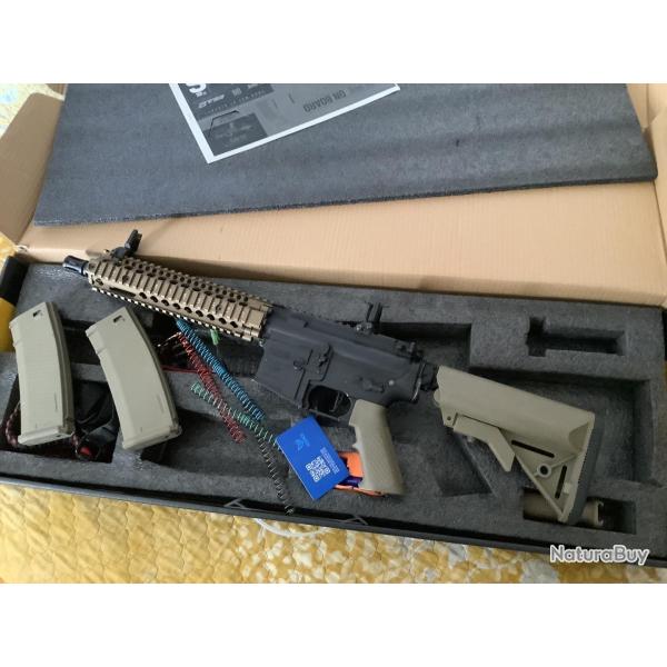 MK18 edge 2.o  specna arms , uppgrade sur le canon , Mosfet gates ,bloc hop up maxx specna