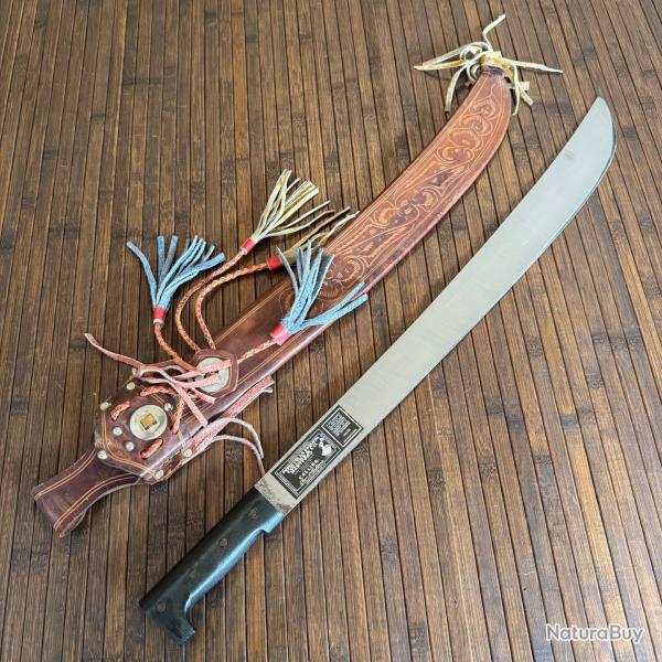 MACHETTE LGITIMUS COLLINS & CO. HARTFORD BUSQUESE LA ESTAMPA DANS SONT FOURREAU GRAND MODLE 78 cm