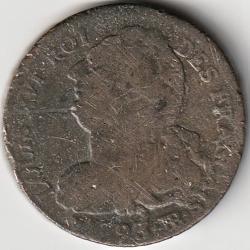 Monnaie France LOUIS XVI  2 sols dit "au faisceau", type FRANÇAIS 1793 Strasbourg