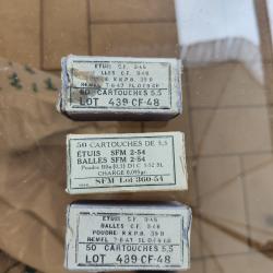 Boîte 22 lr militaire mas 45