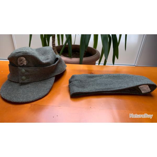 Calot M 40 & casquette M 43 Feldgrau Allemands