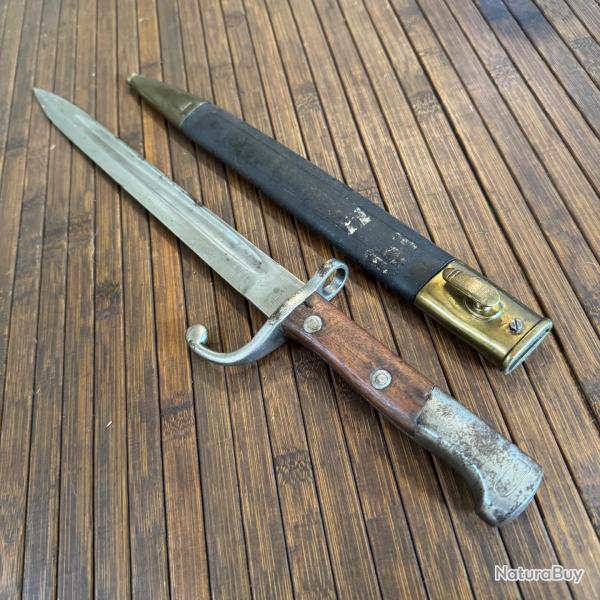 BAONNETTE MAUSER ARGENTIN 1909 PREMIER MODLE 3 exemplaires