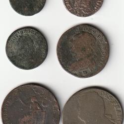 Monnaie Royale  France Lot De 6 Monnaies a identifier